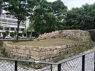 烏山古城牆遺址東北側