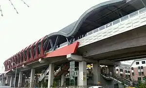 太原車站高架化後的樣貌
