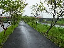宜蘭線鐵路擴建工程時期改建的「下七結橋」（礁溪站＝四城站間，跨得子口溪）（作者：lienyuan lee）