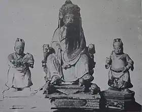 明寧靖王朱術桂神像