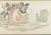 十六应真图卷（局部，大都会博物馆藏）