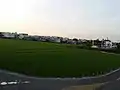 林鳳營車站前往六甲區道路一角。