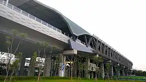 潭子車站高架化後的樣貌