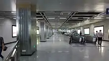 范湖站换乘通道，往3号线方向。