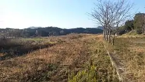 月台遺跡（2013年2月3日）