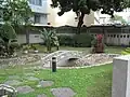庭園。過去有三重，今只剩最內層的部分。