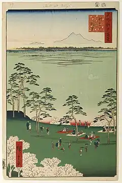 17. 飛鳥山北之眺望