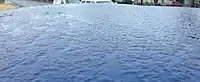 雨夾雪在地面形成雪泥