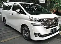 威尔法 2.5 G车型 (2015年款式，印度尼西亞(印尼)，前)