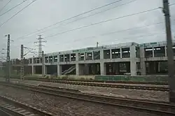 广清城际轨道交通狮岭站工地