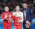 平衡木: Ksenia Klimenko, 唐茜靖, 艾蜜莉·摩根