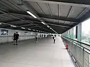 2018年的南出口临时天桥