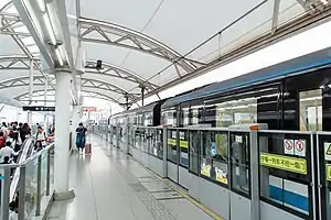 沈杜公路站8号线站台
