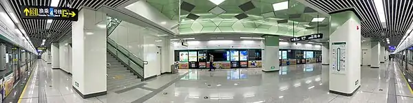 5号线站台全景
