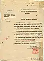 保大14年（1939）礼部通知中圻钦使，Léon Sogny将被授予“安平男”称号。