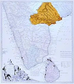 Golconda in 1733 CE.
