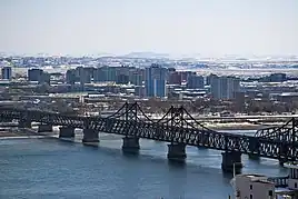 Aerial view of Downtown Sinuiju.jpg