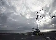 無人飛機探空降落在赫謝爾·「伍迪」·威廉斯號上