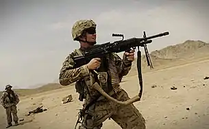 Mk 48 Mod 1輕量化機槍。