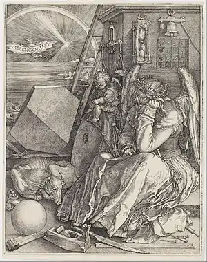 版画《忧郁 I》，1514年，