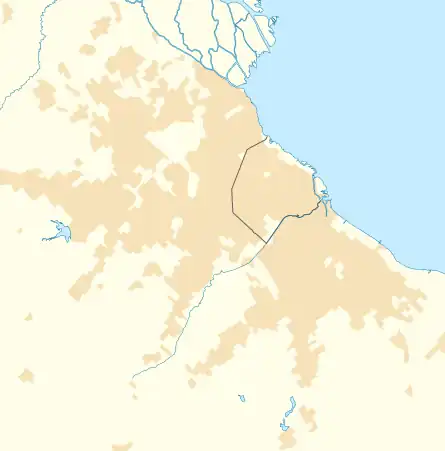 Avellaneda在大布宜诺斯艾利斯地区的位置