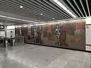 2号线站厅艺术墙 (2023年7月)