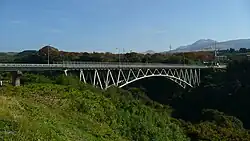 倒塌前的阿蘇大橋（2009年攝影）