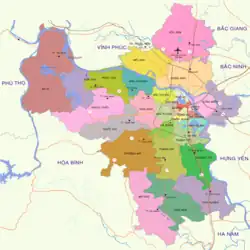 龙编郡在河内市的位置