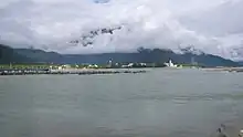 从尼洋河看八一镇