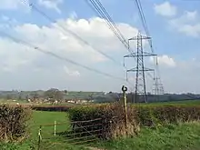Bidlake Farm and more pylons - geograph.org.uk – 377968