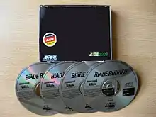 1997年游戏发行时的载体(4张CD)