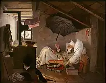 《穷苦诗人（德语：）》，卡尔·施皮茨韦格，1839年