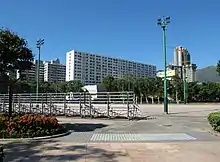 公園內的足球場