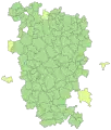 莫尔旺地区自然公园（法语：）市镇地图