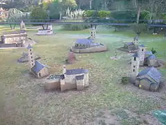 位于加泰罗尼亚迷你村的模型