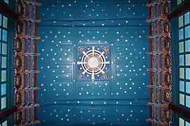 礼拜堂室内，天花