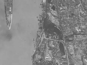长沙南站及附近卫星图（1967年）