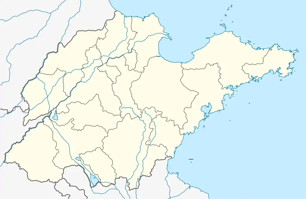 州城街道在山东的位置