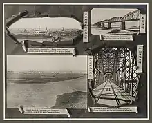 東清鐵路上的松花江橋，攝於1903-1919年間