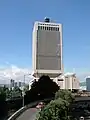 從紅棉路望中國人民解放軍駐香港部隊大廈