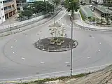 翠嶺路迴旋處，鄰近彩明街