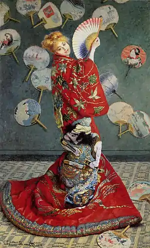 莫內『日本女人』 1876年