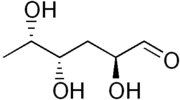 Skeletal formula of colitose