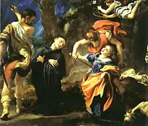 科雷吉歐的《四聖人的殉道（英语：）》，157 × 182cm，約作於1525年，1816年始藏。