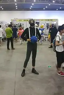 在漫展上戏仿迷因