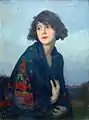 戴绿色披肩的女人（Femme au châle vert） (1927之前)