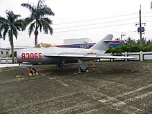 王學成駕駛之MiG-17戰鬥機