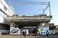 越前鐵道 臨時福井車站的入口（使用未來新幹線的月臺）