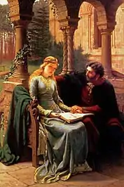 皮埃尔·阿伯拉尔和他的学生埃洛伊兹Abelard and his Pupil Heloise (1882)