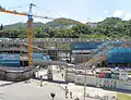 興建中顯徑站A出口（2015年6月）